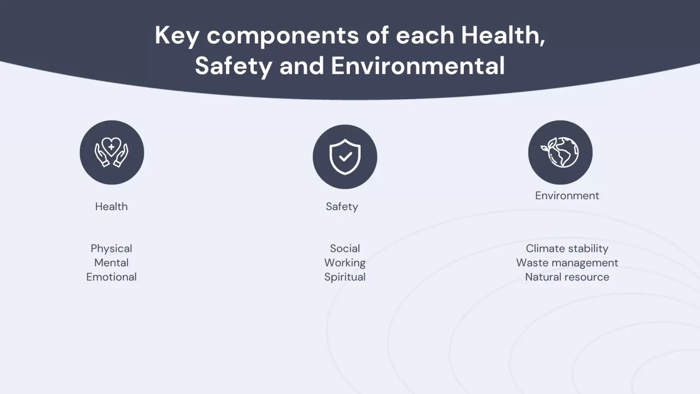 Key components of HSE