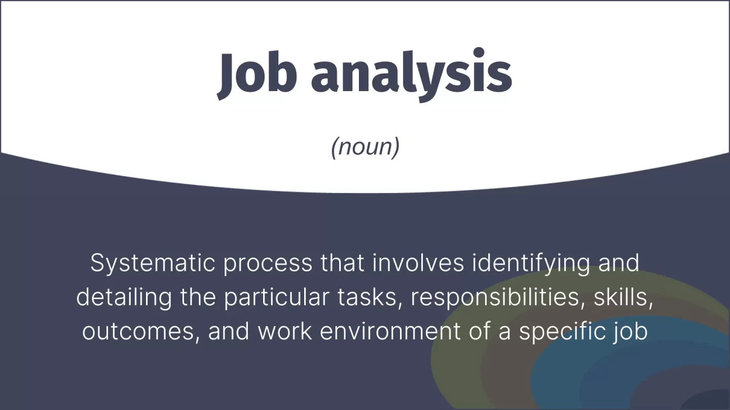 Definición de análisis de puestos de trabajo